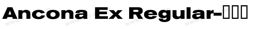 Ancona Ex Regular字体转换